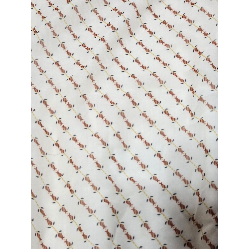 Blue Sketch Blouse Juniors Large Beige Sleeveless Sheer Floral Blouse Top - Picture 3 of 9